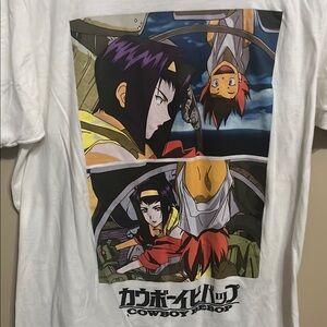 White Sunrise Cowboy Bebop Medium Graphic Tee